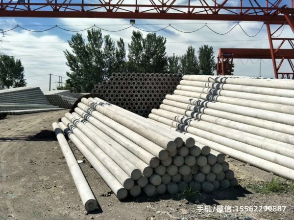 乳山190*10米非预应力水泥电线杆